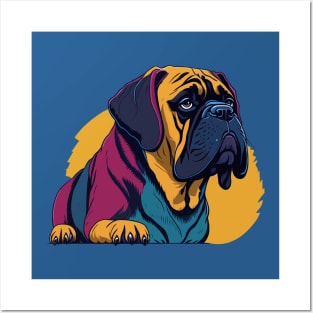 English Mastiff Portrait Posters and Art